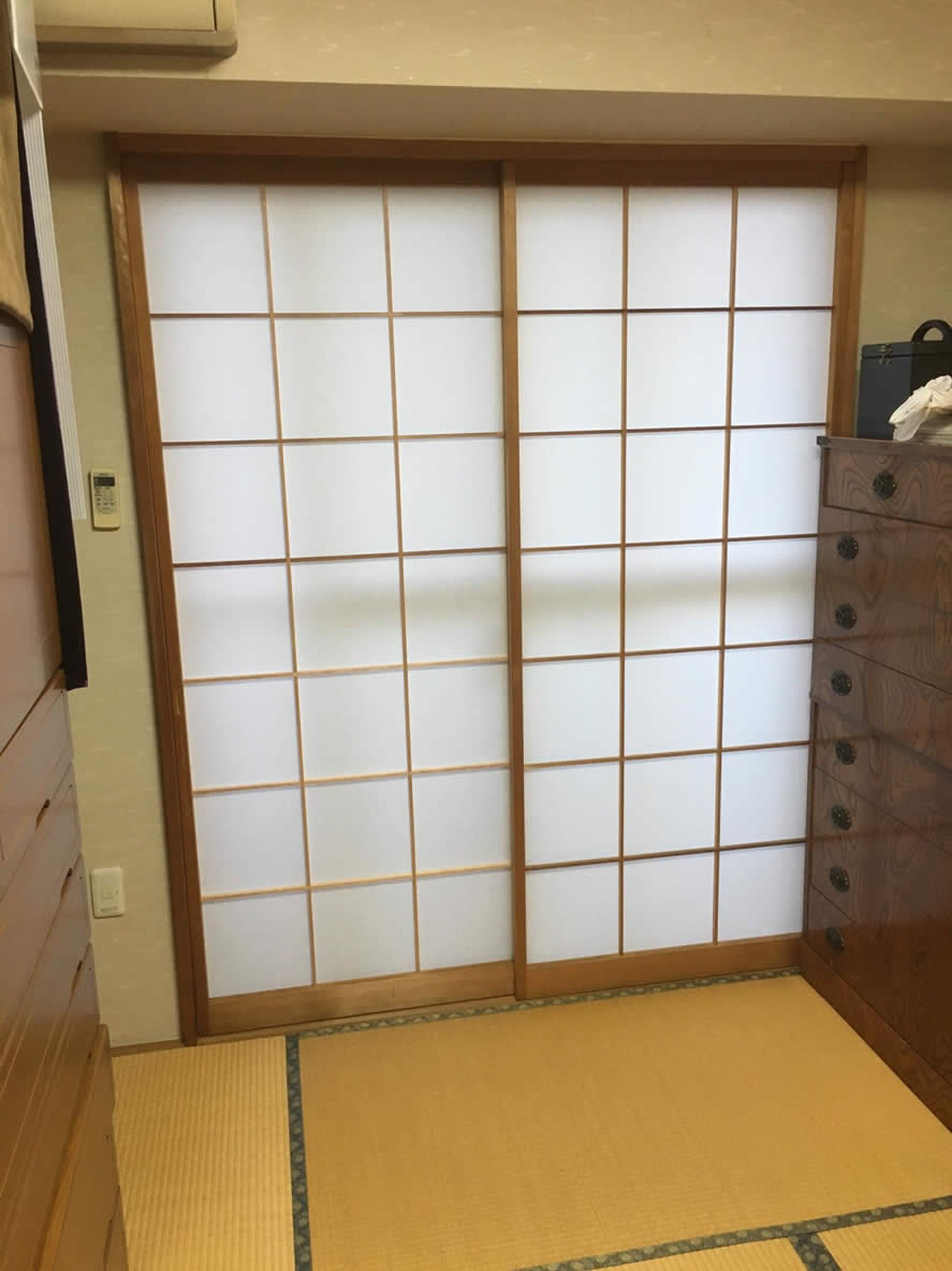 障子の張替え